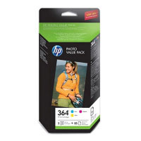 Pack econmico de papel fotogrfico HP serie 364 de 85 hojas de 10 x 15 cm.. (CH082EE)